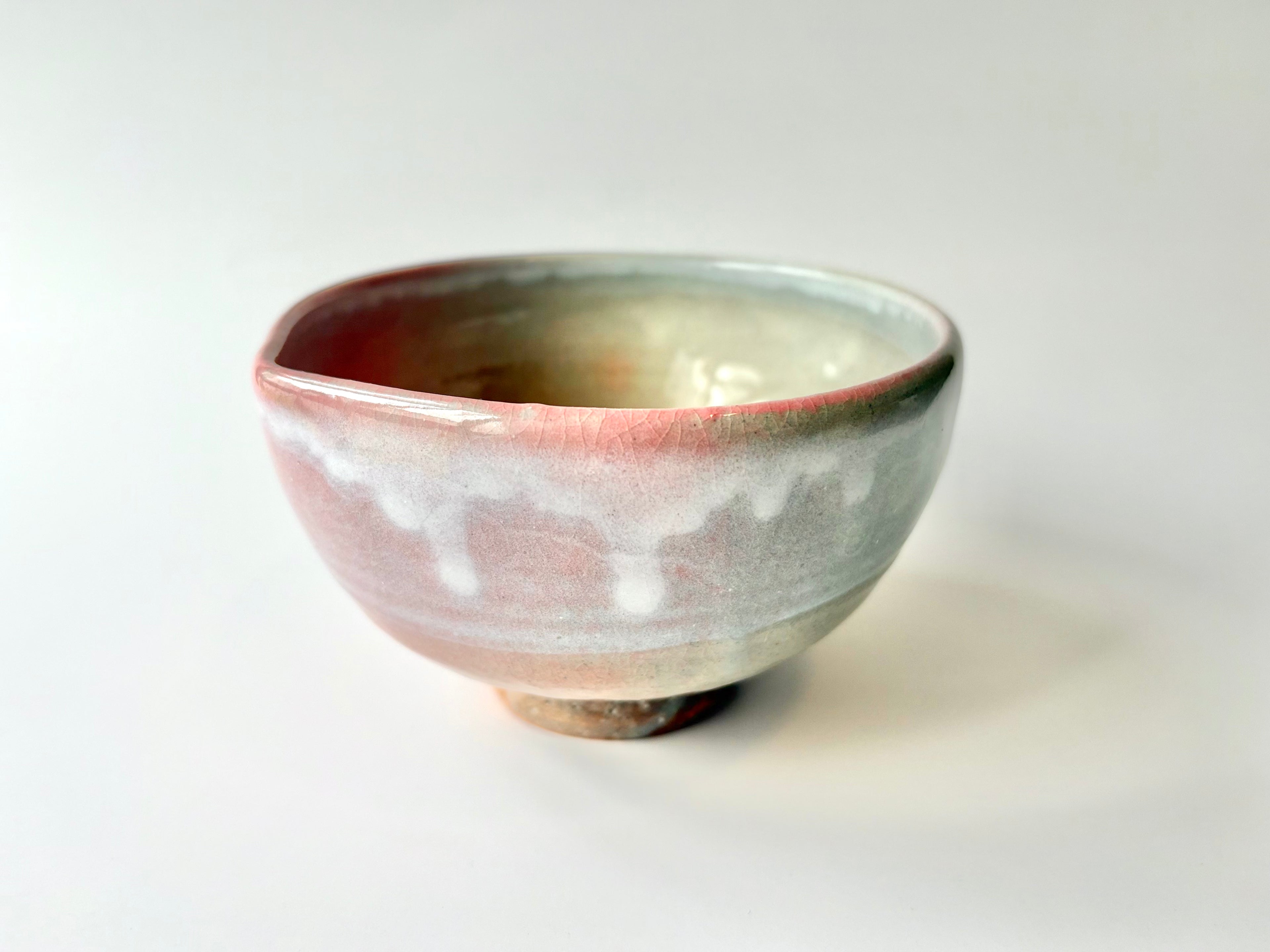 MOMO-GATA HAGI YAKI Chawan | 桃形萩焼 -by Banshaku Kiln