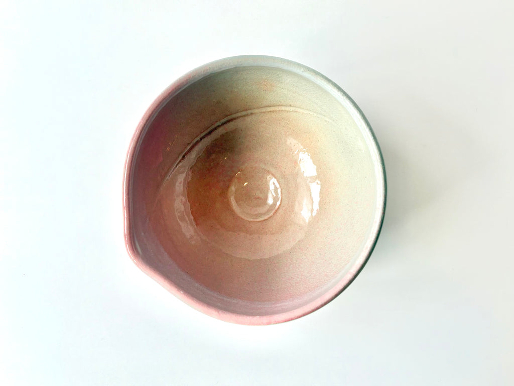 MOMO-GATA HAGI YAKI Chawan | 桃形萩焼 -by Banshaku Kiln