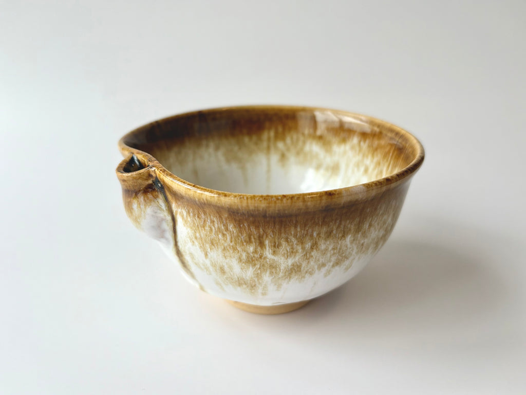 KARATSU Matcha Bowl | 朝鮮唐津片口茶碗 -by Yuhei Nakamura