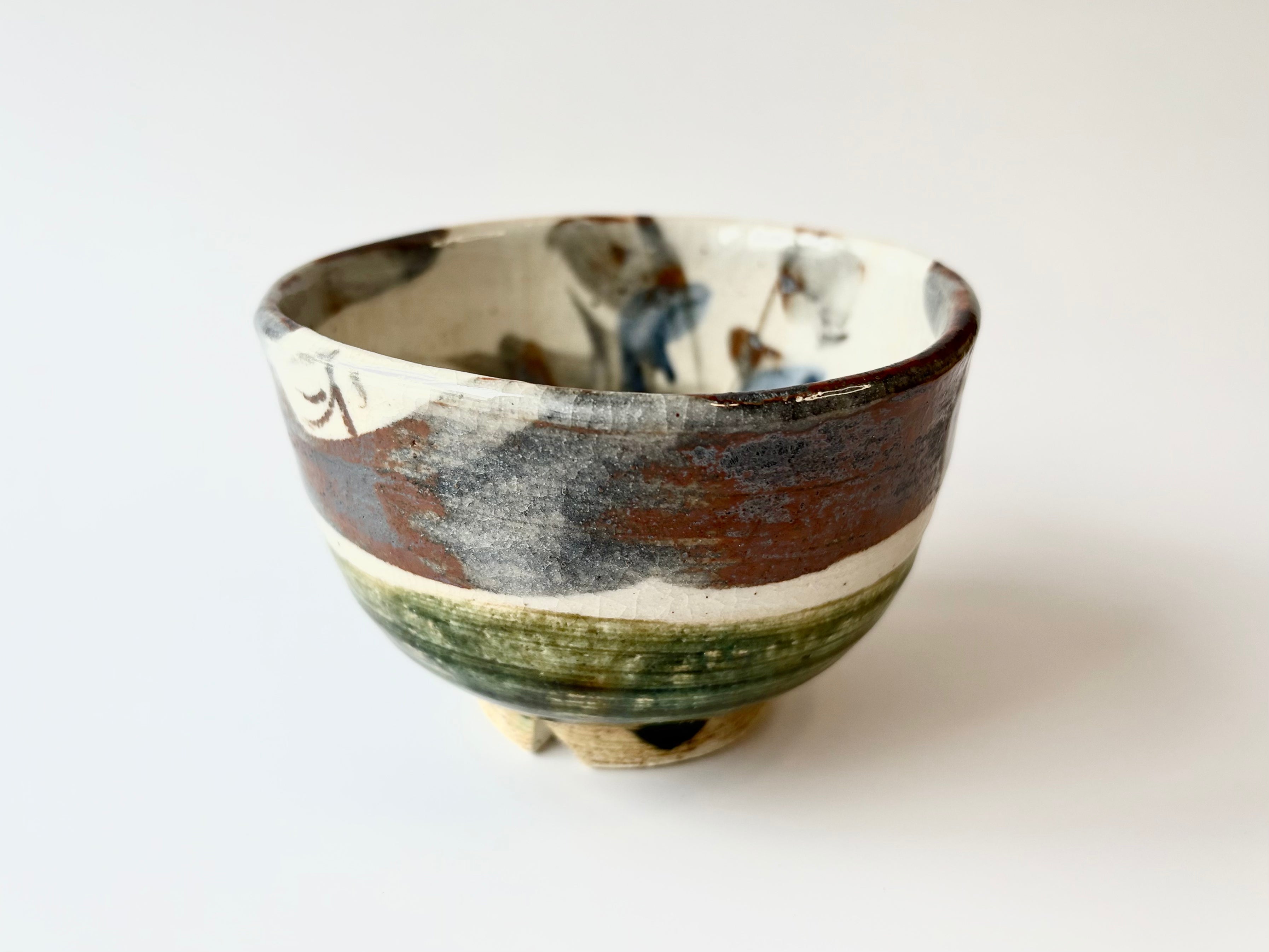 SHINO ORIBE KABURA Chawan | 志野織部かぶら抹茶椀