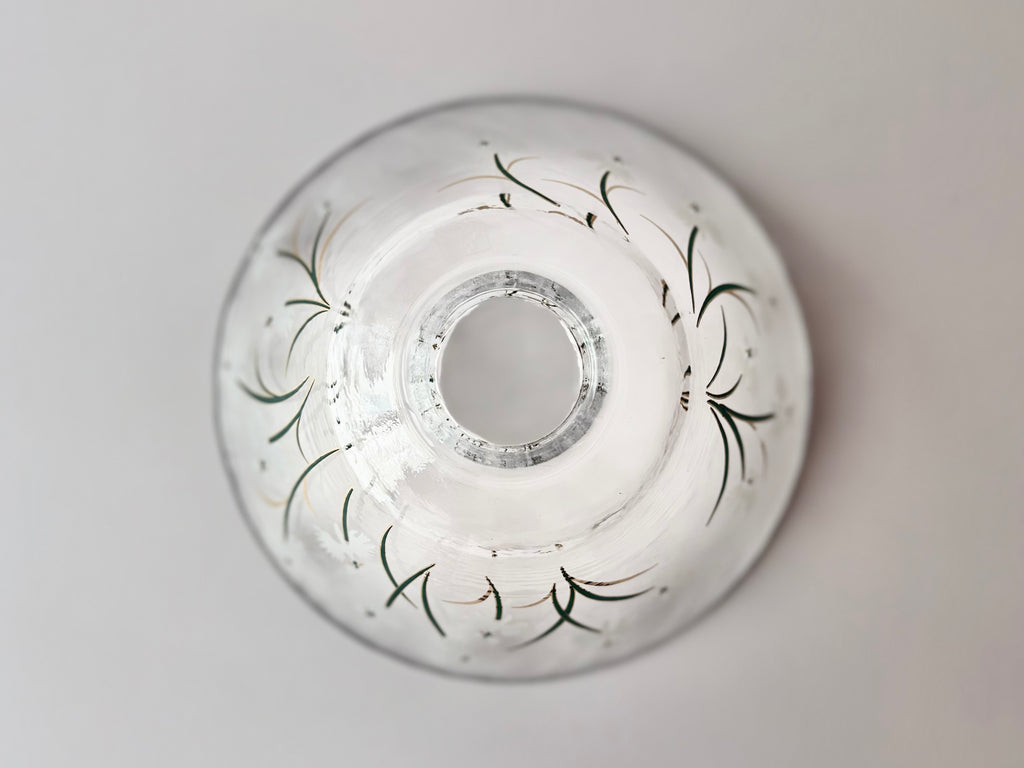 AGISO Glass HIRA Chawan | ガラス平茶碗 -by Taeburo Azuma