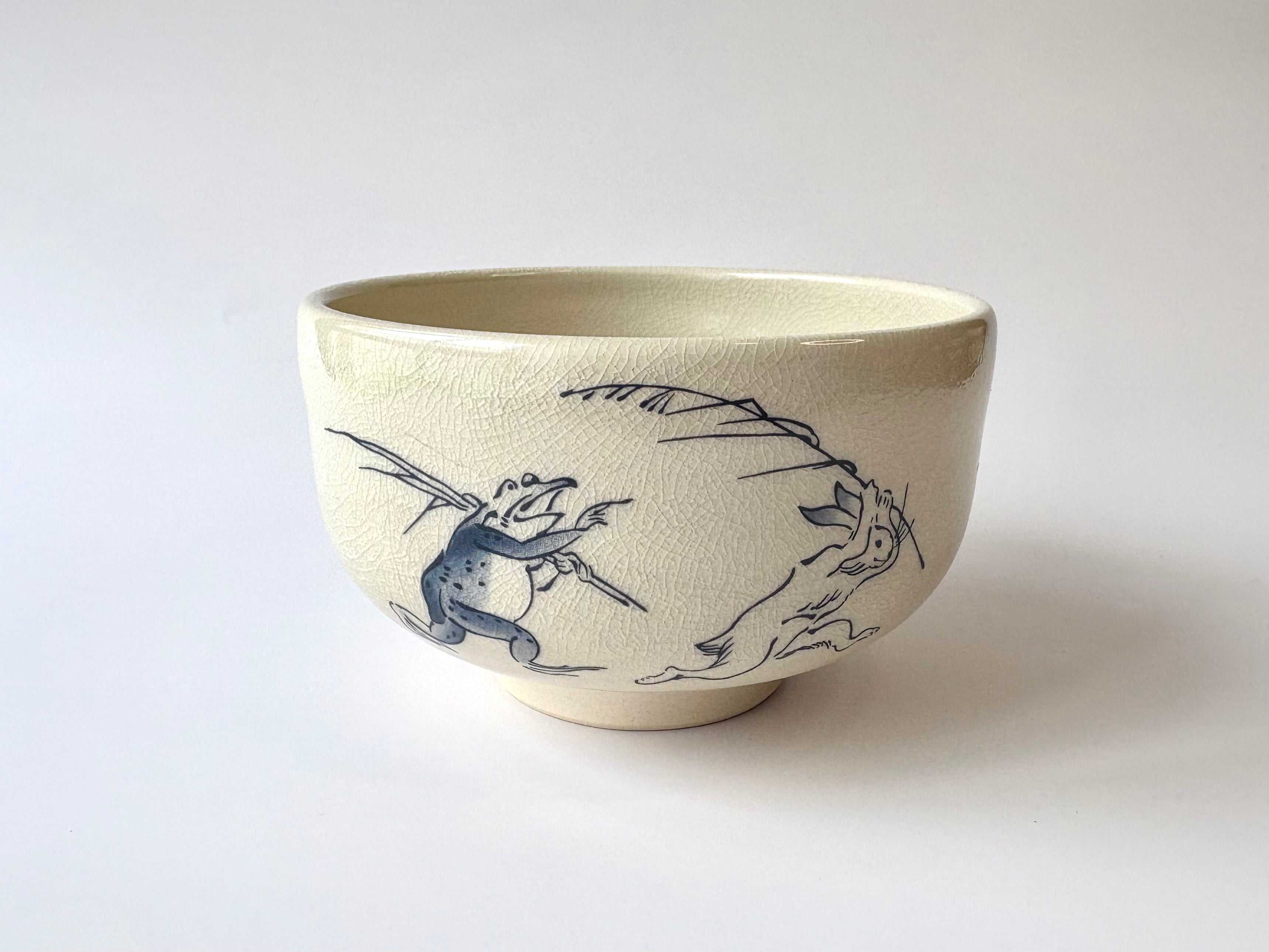 CHO-JYU GIGA Chawan | 白鳥獣戯画切立茶碗