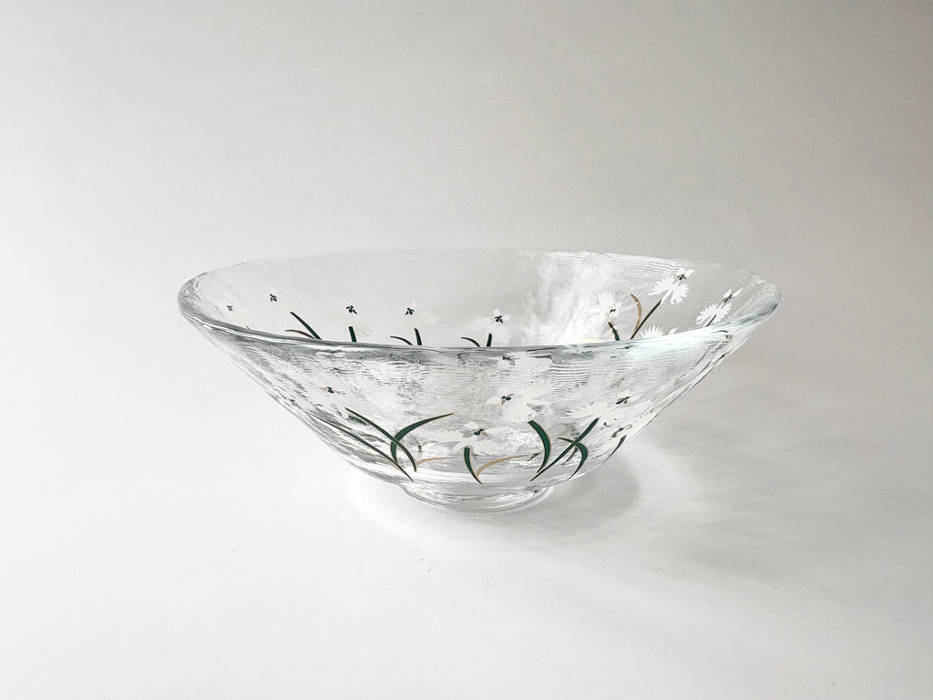 AGISO Glass HIRA Chawan | ガラス平茶碗 -by Taeburo Azuma